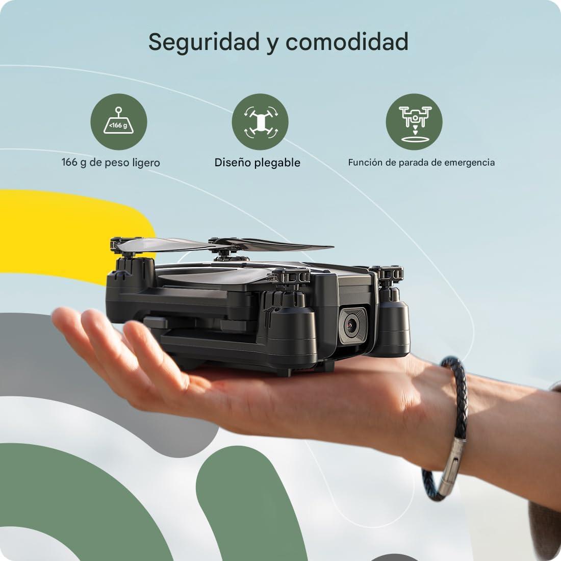 Dron SkyGuard Pro™ | Vuela como un piloto experto sin miedo a perder tu dron con Envío GRATIS. *(Hoy Auriculares Envolventes Gratis + Doble cámara 4K + 2 baterías + Maletín incluido)