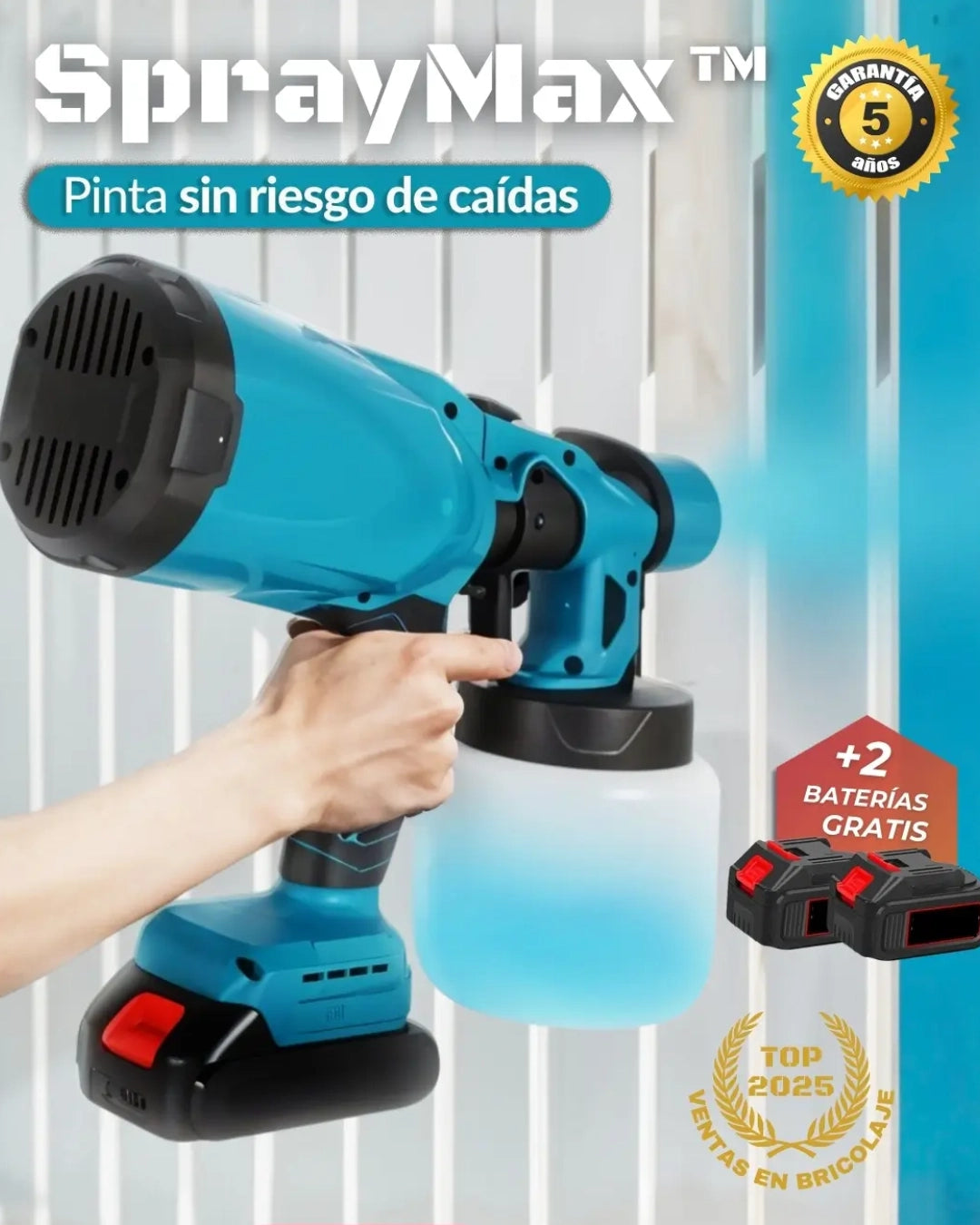 SprayMAX™ - Pinta sin riesgo de caídas 1
