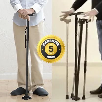 Smart Stick™ - El primer bastón inteligente que ayuda a mejorar el dolor de rodillas (Gracias a su cuádruple apoyo)