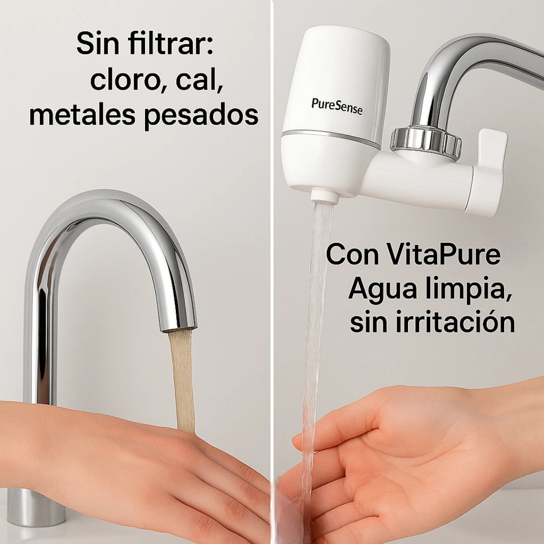1 + 1 GRATIS | PURIFY™ - Elimina los agentes contaminante del agua al 99,97%. (*Instalación fácil y universal).
