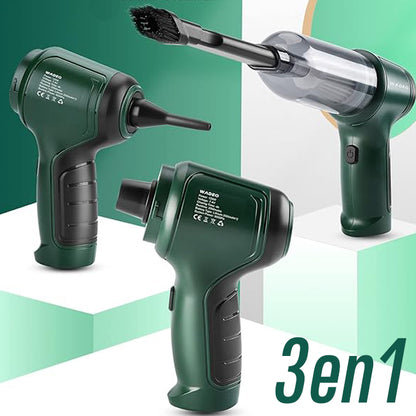 MaxClean ECO™ 3 en 1 - El primer aspirador portátil que te permite llegar a todos los rincones. (Una grande no cabría).