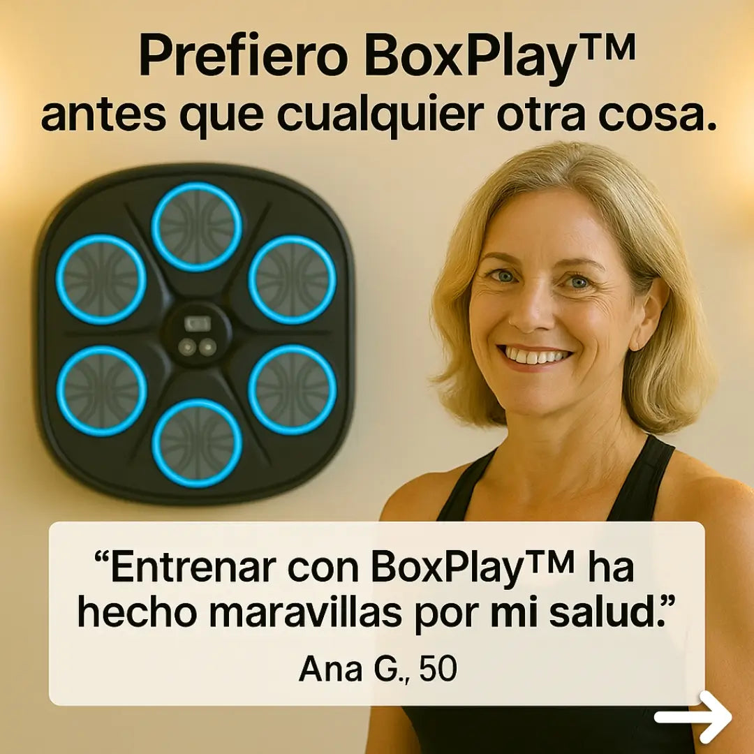 BOX PLAY™ - Utiliza el estrés a tu favor, vuelve a sentir paz y tonifica tus brazos al mismo tiempo. (Nueva tendencia de 2025)