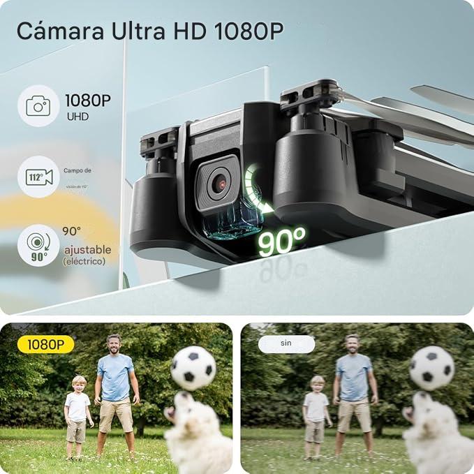 Dron SkyHero 998 Pro Max™ | El dron que hará que tu hijo alucine y tú quedes como un héroe con Envío GRATIS. *(Hoy Auriculares Envolventes Gratis + Doble cámara 4K + 2 baterías + Maletín incluido)