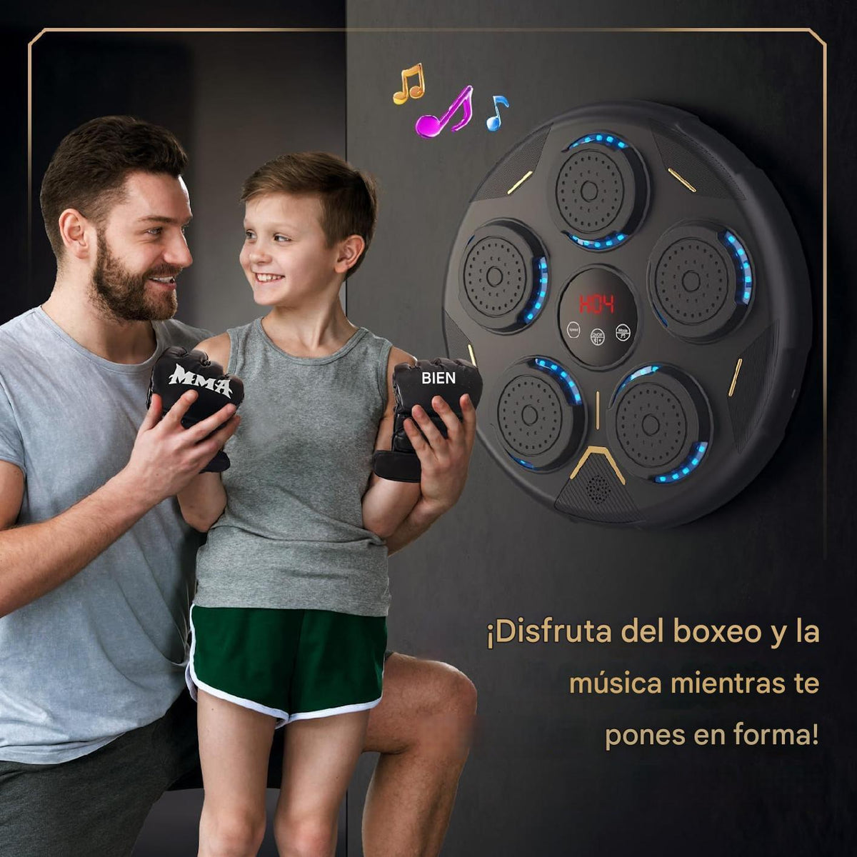 BOX PLAY™: Ayuda a tu hijo a disfrutar de la vida real (lejos de las pantallas). (Conexión bluetooth para música) + Guantes GRATIS hoy *Instalación fácil sin taladros
