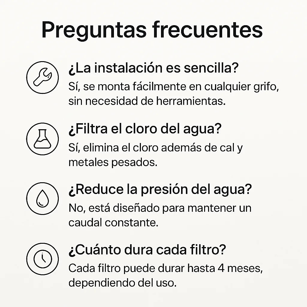 1 + 1 GRATIS | PURIFY™ - Elimina los agentes contaminante del agua al 99,97%. (*Instalación fácil y universal).