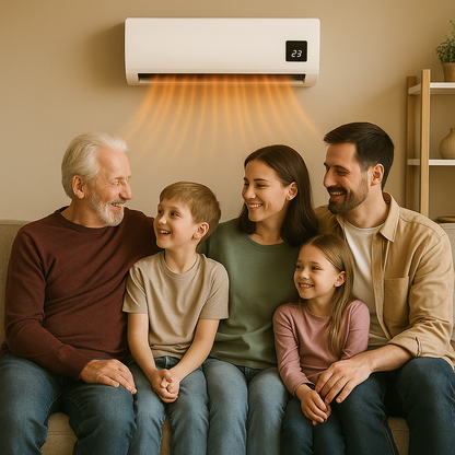 AirmAX AC ORIGINAL™ - El innovador aire acondicionado de bajo consumo que funciona sin obras ni instalaciones complicadas. (Hoy incluimos bomba dual FRIO-CALOR, mando distancia, temporizador y SmartWatch Salud i10 GRATIS). Garantía de 5 años.