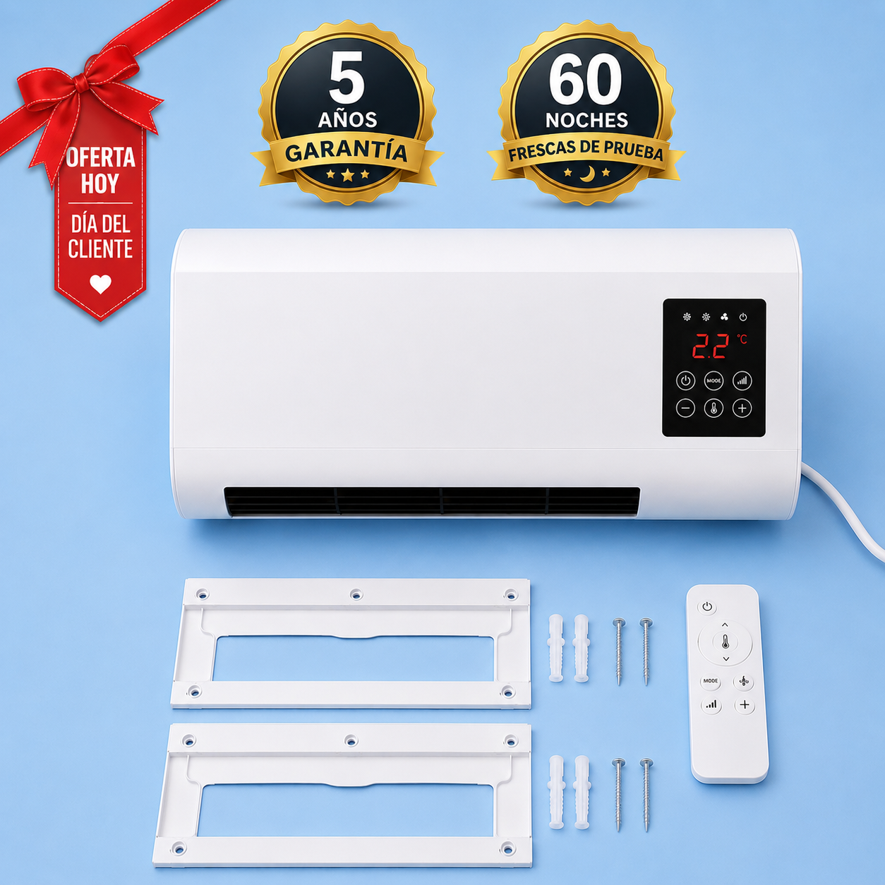 AirmAX AC PRO™ - El innovador aparato de aire de bajo consumo. (Hoy incluimos la bomba dual FRIO-CALOR GRATIS, junto al mando distancia, instalación fácil y el temporizador) Garantía de 5 años. ot
