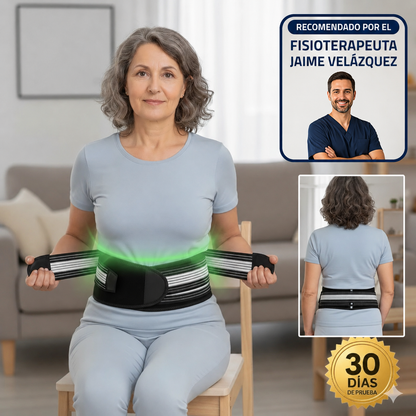 FlexiBack™ – El único cinturón con doble soporte, cómodo y discreto que te permite volver a disfrutar de horas de pie sin dolor lumbar (Hoy GRATIS Almohada Ortopédica valorada en 29 euros).