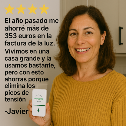 1 + 1 GRATIS | PowerSAVE™ - Elimina los picos de tensión y ahorra en la factura de la luz. *No tienes que hacer mantenimiento. TB