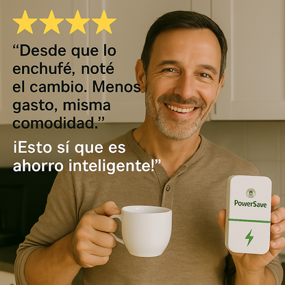1 + 1 GRATIS | PowerSAVE™ - Elimina los picos de tensión y ahorra en la factura de la luz. *No tienes que hacer mantenimiento. TB