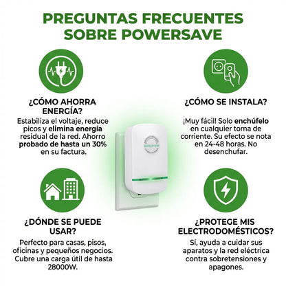 1+1 GRATIS | PowerSAVE™ - El primer ahorrador del mercado que disminuye el consumo de luz COMPROBADO. *Uso legal y ENVÍO GRATIS