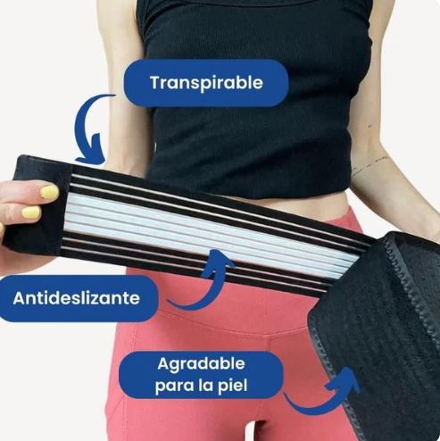 FlexiBack™ – El único cinturón con doble soporte, cómodo y discreto que te permite volver a disfrutar de horas de pie sin dolor lumbar (Hoy GRATIS Corrector Postural valorada en 29 euros).