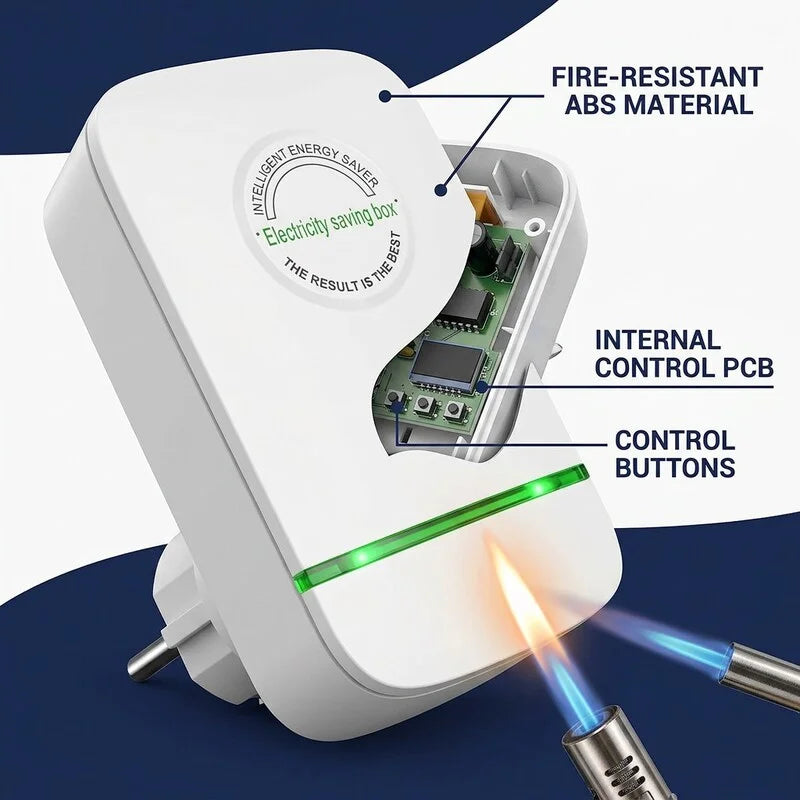 PowerSave carcasa ignifuga ABS material resistente al fuego