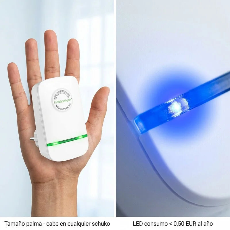 PowerSave tamano palma y LED indicador