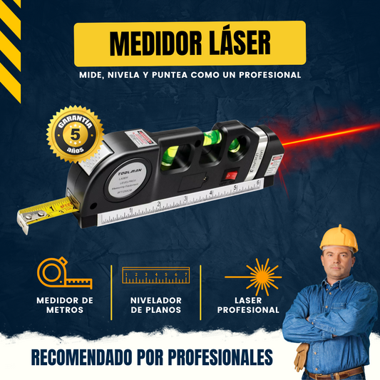 Level PRO™ 4 en 1 - Divide el esfuerzo de tu trabajo entre 4. (Mide, nivela, puntea y aplica laser para medidas difíciles) 5