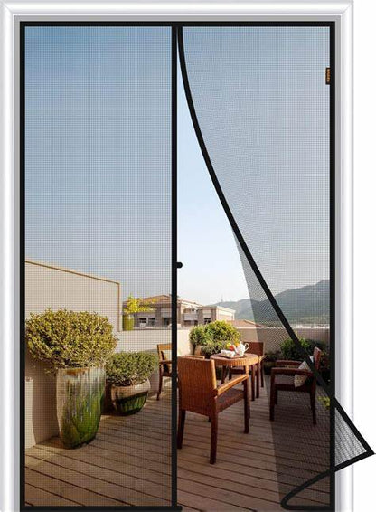 MagneticPRO ORIGINAL™ - La novedosa puerta magnética de cierre automático que mantiene tu casa libre de las peligrosas avispas (Tamaño UNIVERSAL 1m x 2m, apto para cualquier superficie)