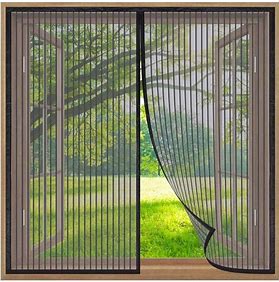 MagneticPRO ORIGINAL™ - La novedosa puerta magnética de cierre automático que mantiene tu casa libre de las peligrosas avispas (Tamaño UNIVERSAL 1m x 2m, apto para cualquier superficie)