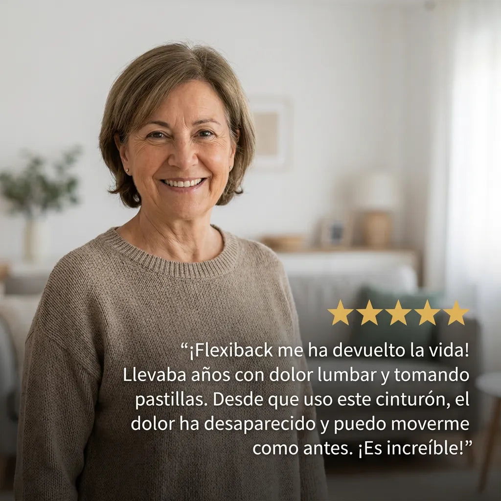 FlexiBack™ – El primer cinturón con doble soporte, cómodo y discreto que te permite disfrutar de horas de pie sin dolor de espalda (Hoy GRATIS Almohada Ortopédica) L.E