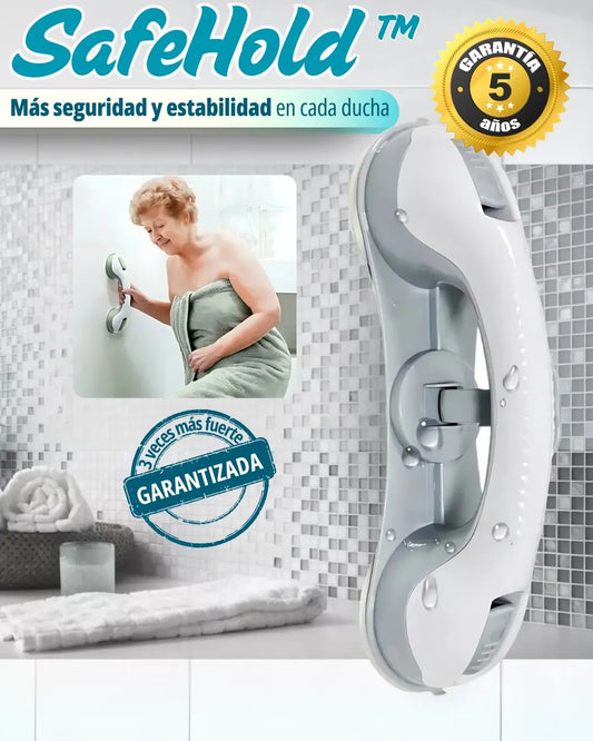SAFE HOLD™ - El único agarré que te asegura mas seguridad y estabilidad en la ducha. 6
