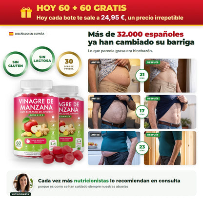 ACIDAMAX: hoy 60 + 60 gratis, cada bote te sale a 24,95 € · más de 32.000 españoles ya han cambiado su barriga