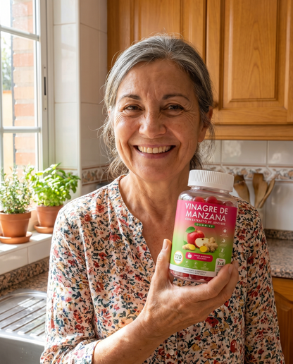 ACIDAMAX™ – El Protocolo Natural Vientre Sano: gominolas de vinagre de manzana y jengibre para dejar de hincharte hasta con la comida ligera. Hoy +60 gominolas GRATIS = 120. *(Menos hinchazón o te devolvemos cada euro) *Sabor manzana