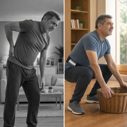 Cinturon Flexiback discreto · timeline