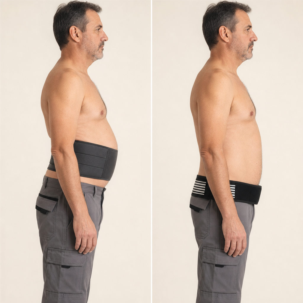 Cinturon Flexiback discreto · comparativa