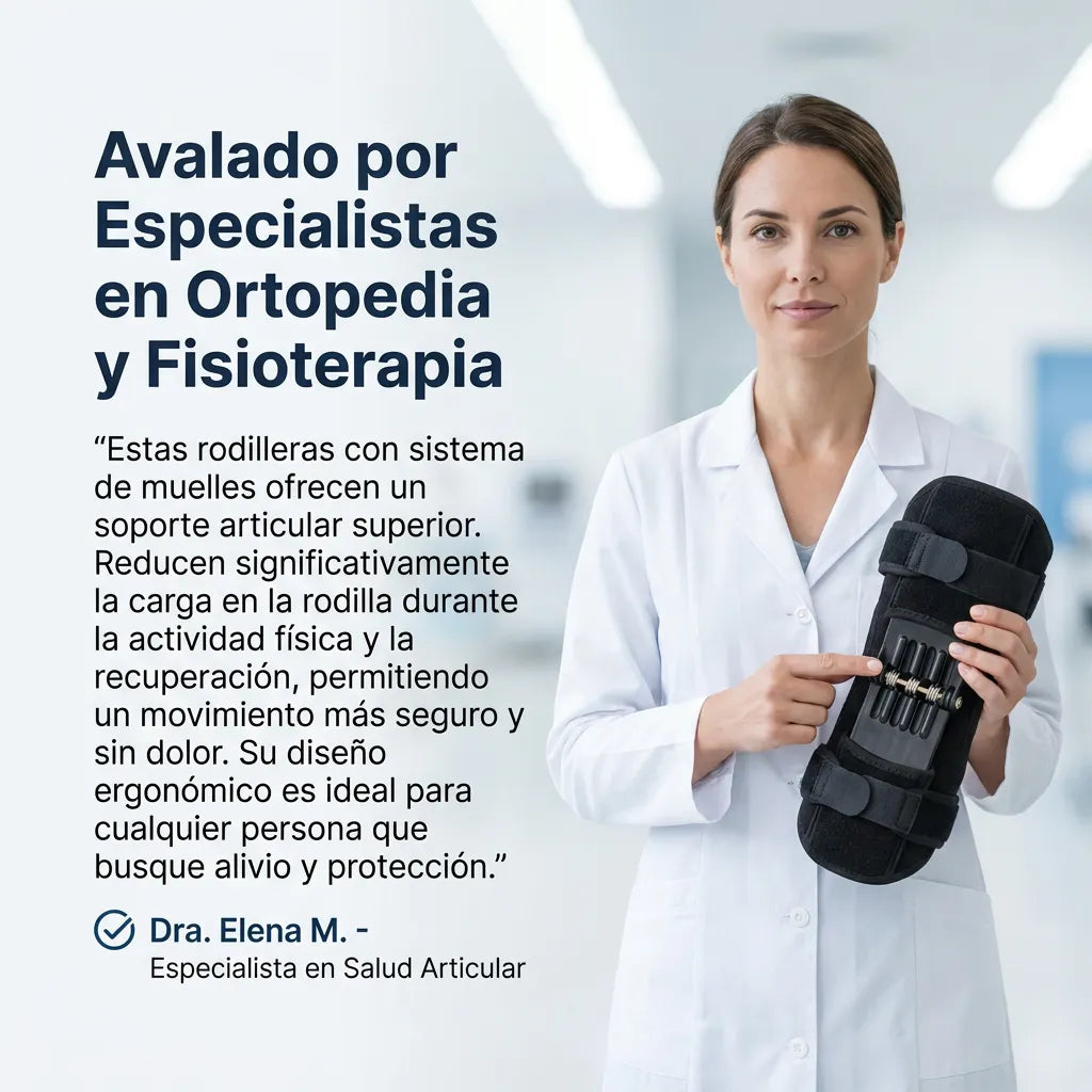 1 + 1 GRATIS | ULTIMATE KNEES™ — Soporte ortopédico con doble bisagra mecánica adaptable que ayuda a aliviar el dolor de rodilla cotidiano (Funda lavable y talla adaptable a tu rodilla) t