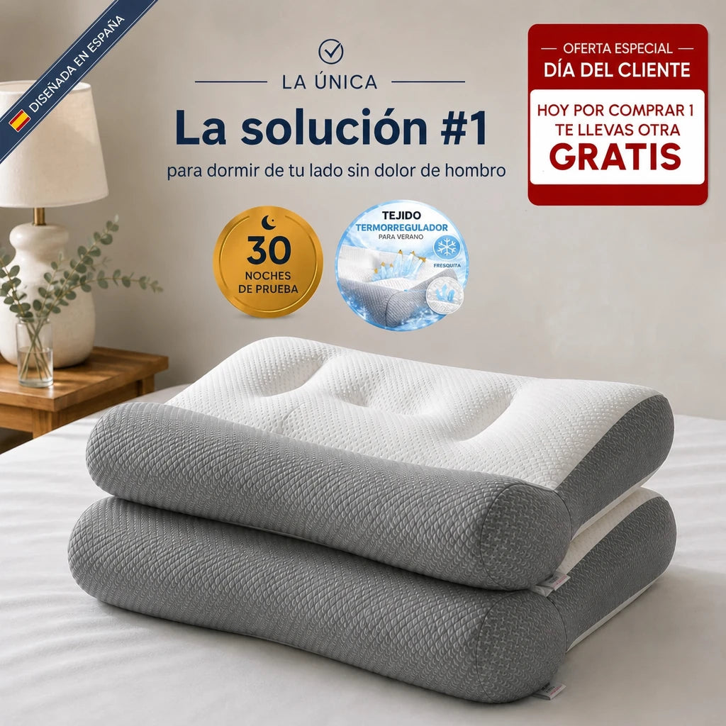 La solucion N1 para dormir de tu lado sin dolor de hombro - ComfortSleep 2x1