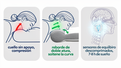 COMO ACTUA EL REBORDE CERVICAL VISCOELASTICO