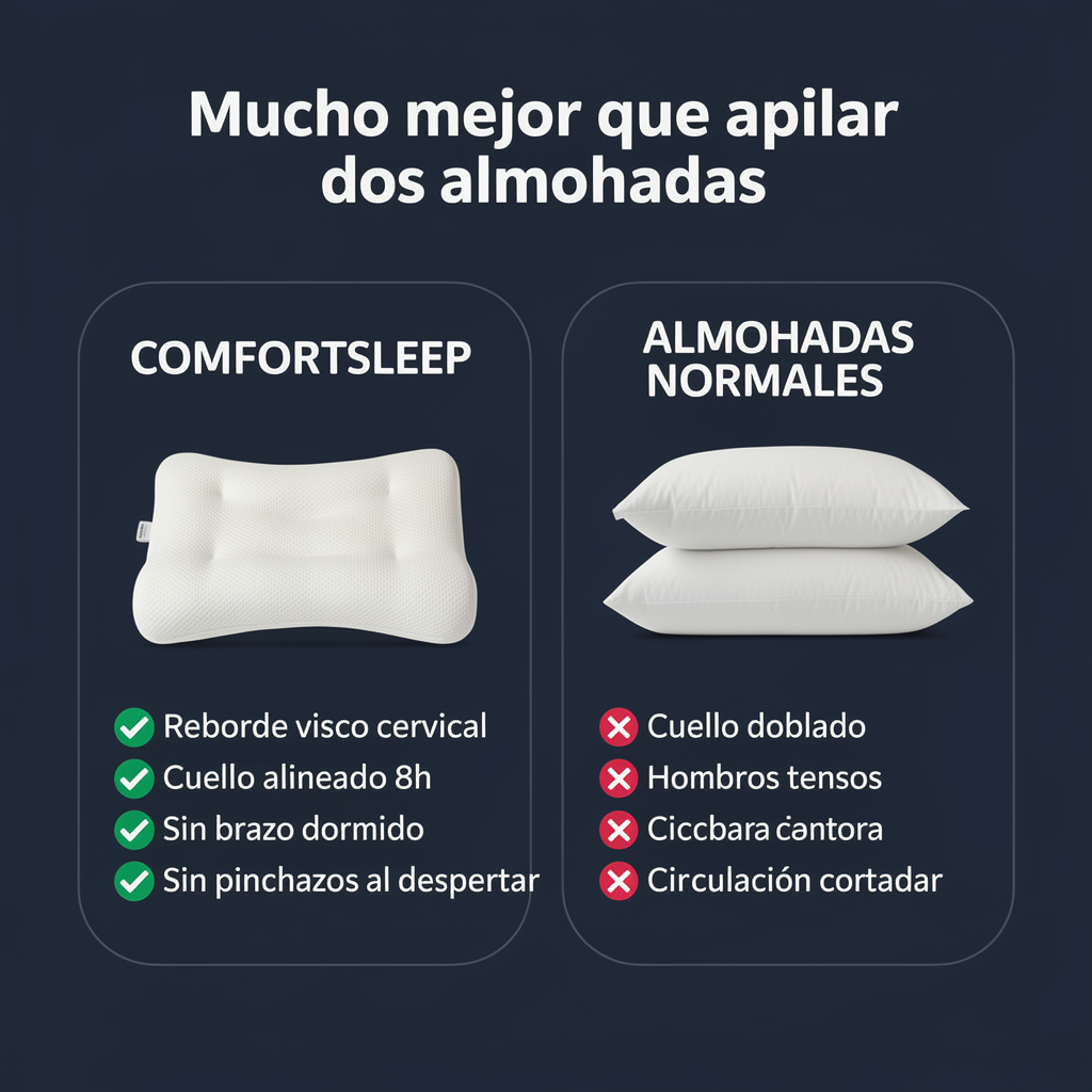 GRÁFICO COMPARATIVO MUCHO MEJOR QUE APILAR ALMOHADAS