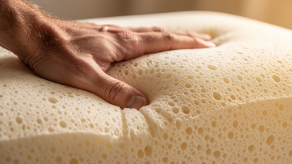 1+1 GRATIS | COMFORTSLEEP PREMIUM™ - La única almohada viscoelástica del mercado con soporte para la curvatura del cuello. (Incluye fundas GRATIS + 30 noches de prueba) *Medidas: 8x45x80cm