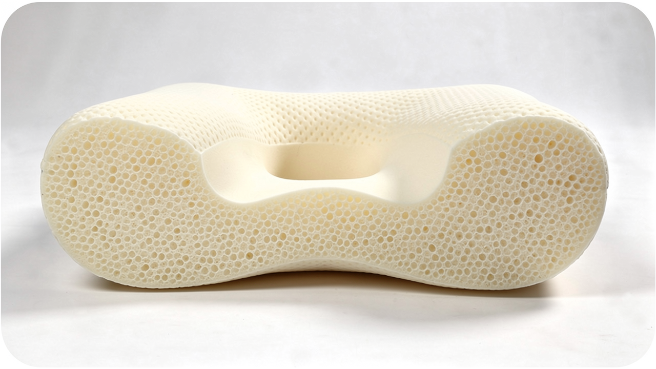 1+1 GRATIS | COMFORTSLEEP PREMIUM™ - La única almohada viscoelástica del mercado con soporte para la curvatura del cuello. (Incluye fundas GRATIS + 30 noches de prueba) *Medidas: 8x45x80cm
