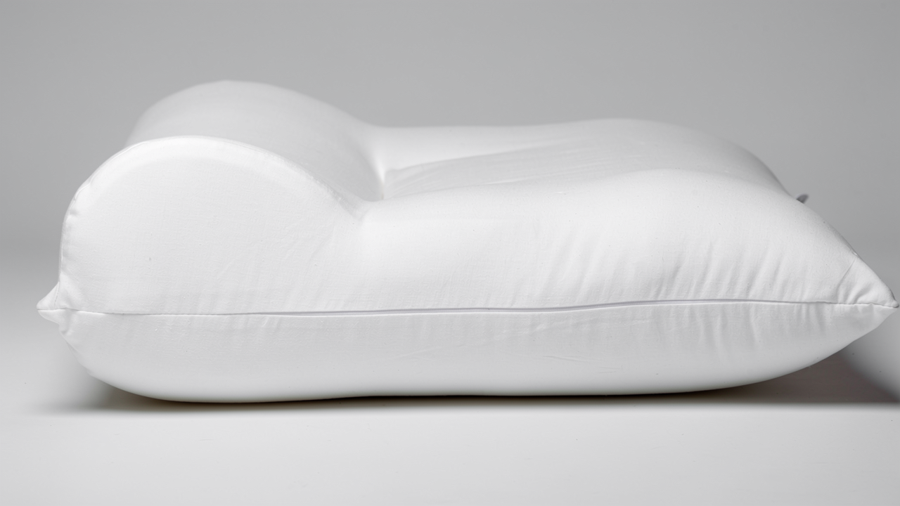 Detalle del reborde de doble altura de la almohada ComfortSleep