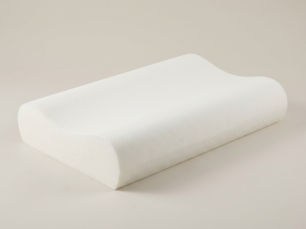 1+1 GRATIS | COMFORTSLEEP PREMIUM™ - La única almohada viscoelástica del mercado con soporte para la curvatura del cuello. (Incluye fundas GRATIS + 30 noches de prueba) *Medidas: 8x45x80cm