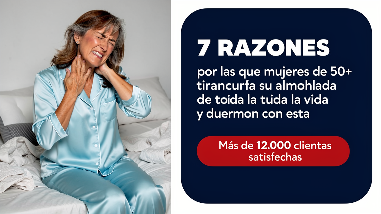 7 RAZONES + MUJER CON DOLOR CERVICAL AL DESPERTAR