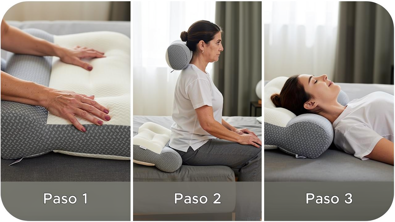 SECUENCIA: COLOCAR LA ALMOHADA Y TUMBARSE