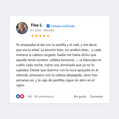 1+1 GRATIS | ComfortSleep V4™ - La almohada viscoelástica con el reborde que sujeta tu nuca de noche, para dejar de amanecer con dolor de cabeza. (Incluye fundas y 30 noches de prueba) *(Amaneces con la cabeza despejada o te devolvemos cada euro)