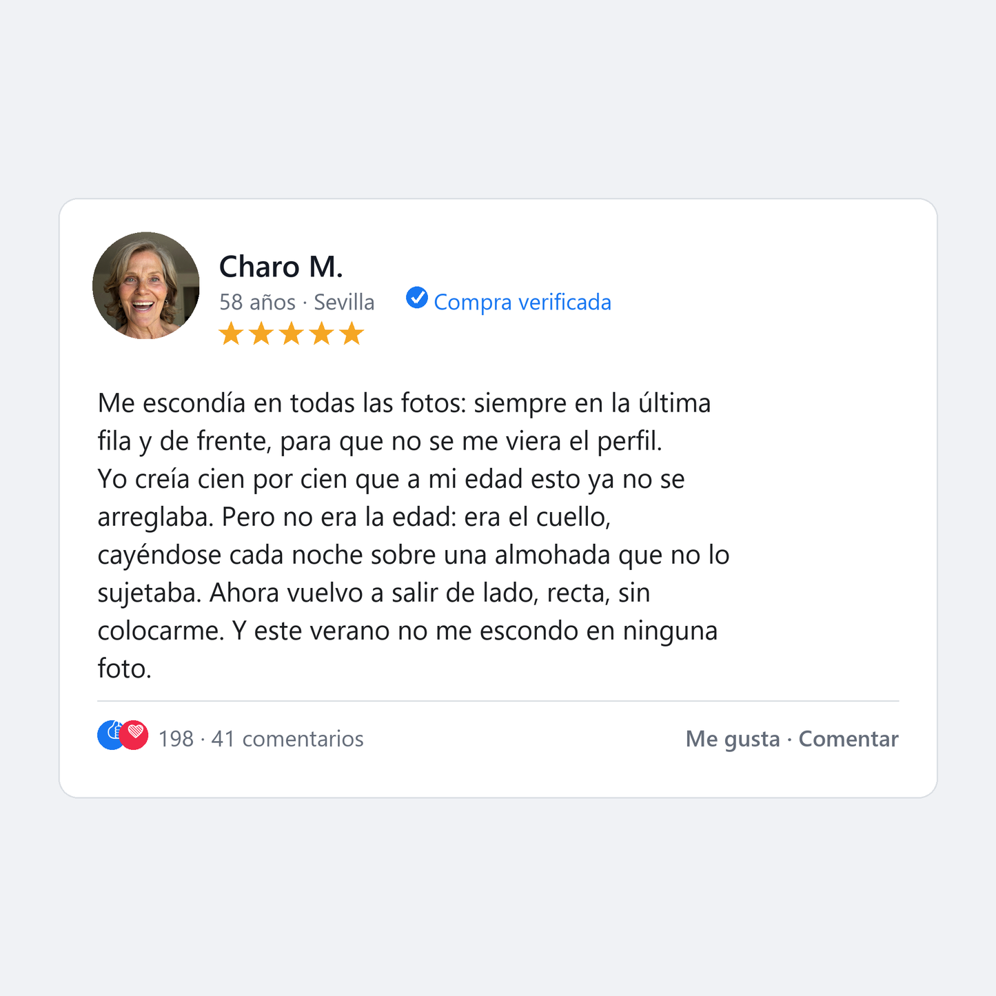 Review de Charo, 58, Sevilla