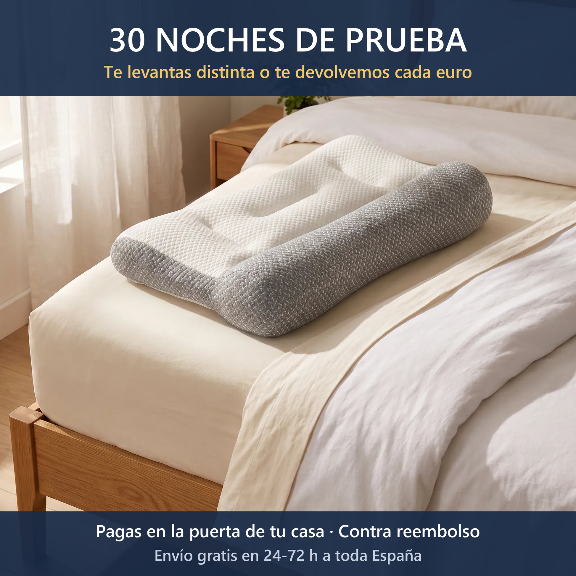 Garantía 30 noches, pagas en la puerta de tu casa