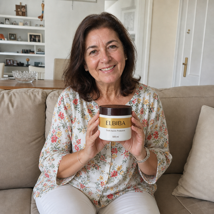 Tratamiento Natural Elbiba™ – Menos pelo en la almohada y más volumen en 21 días. (Hoy incluye +250 ml: 0,5 L en total para cubrir todo el verano). *(Lo notas o te devolvemos cada euro).