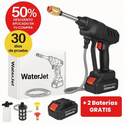 Hidrolavadora WaterJET PRO™ – Elimina la suciedad de manera fácil y rápida. Con resultado real o te devolvemos cada euro (hoy incluye + 2 baterías GRATIS)