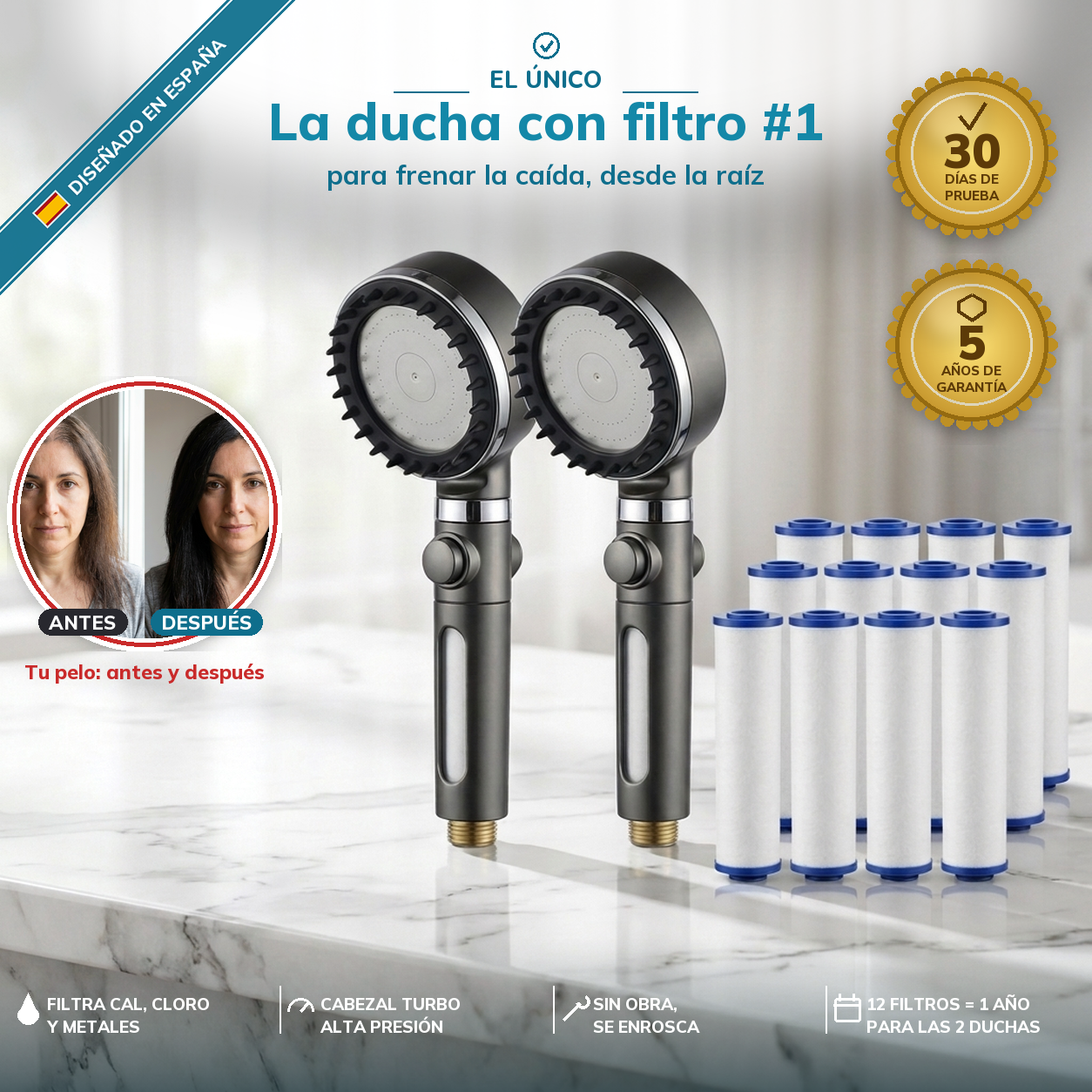 Hydroluxe pelo sin frizz