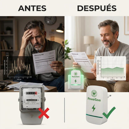 1 + 1 GRATIS | PowerSAVE™ - Elimina la tensión residual y ahorra en la factura de la luz. *No tienes que hacer mantenimiento y su uso es legal