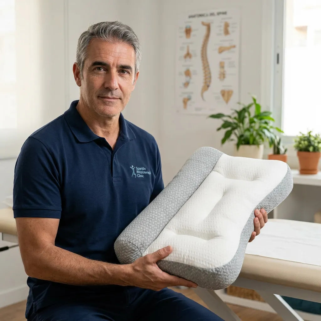 1 + 1 GRATIS | ComfortSleep Cefalea V4 — Almohada cervical contra cefalea matutina (Hoy incluye otra GRATIS valorada en 49 euros para tu pareja) *Llevan fundas. **(30 noches de prueba) *Medidas: 8x45x80cm