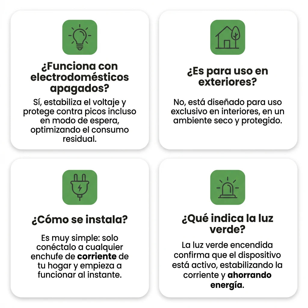 1 + 1 GRATIS | PowerSAVE™ - Elimina la tensión residual y ahorra en la factura de la luz. *No tienes que hacer mantenimiento y su uso es legal