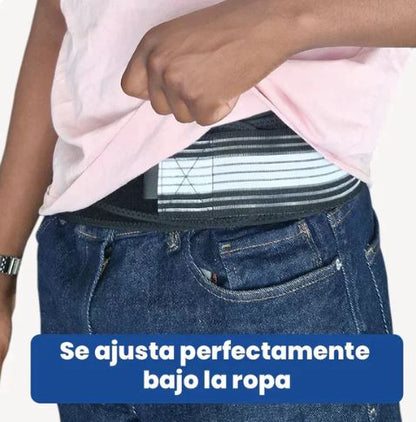 FlexiBack™ – El único cinturón con doble soporte, cómodo y discreto que te permite volver a disfrutar de horas de pie sin dolor lumbar (Hoy GRATIS Almohada Ortopédica valorada en 29 euros).