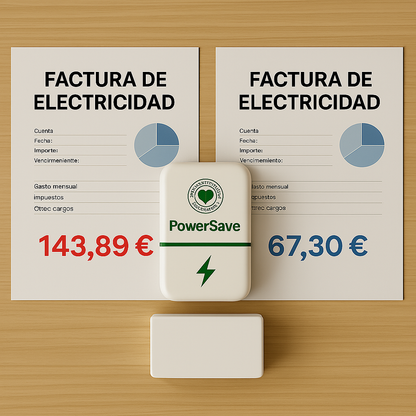 1 + 1 GRATIS | PowerSAVE™ - Elimina los picos de tensión y ahorra en la factura de la luz. *No tienes que hacer mantenimiento. TB