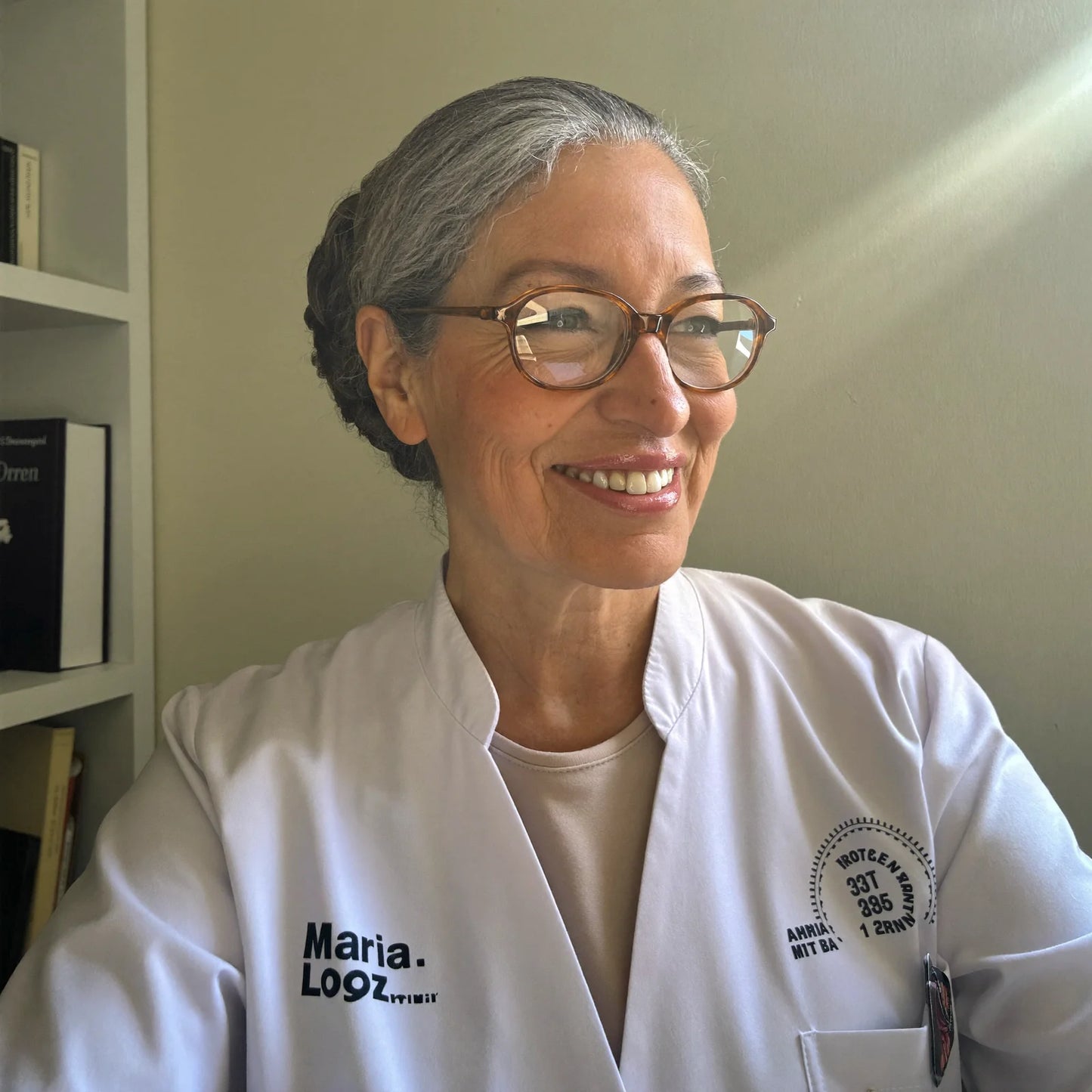 Dra. María López, endocrinóloga Madrid, retrato profesional