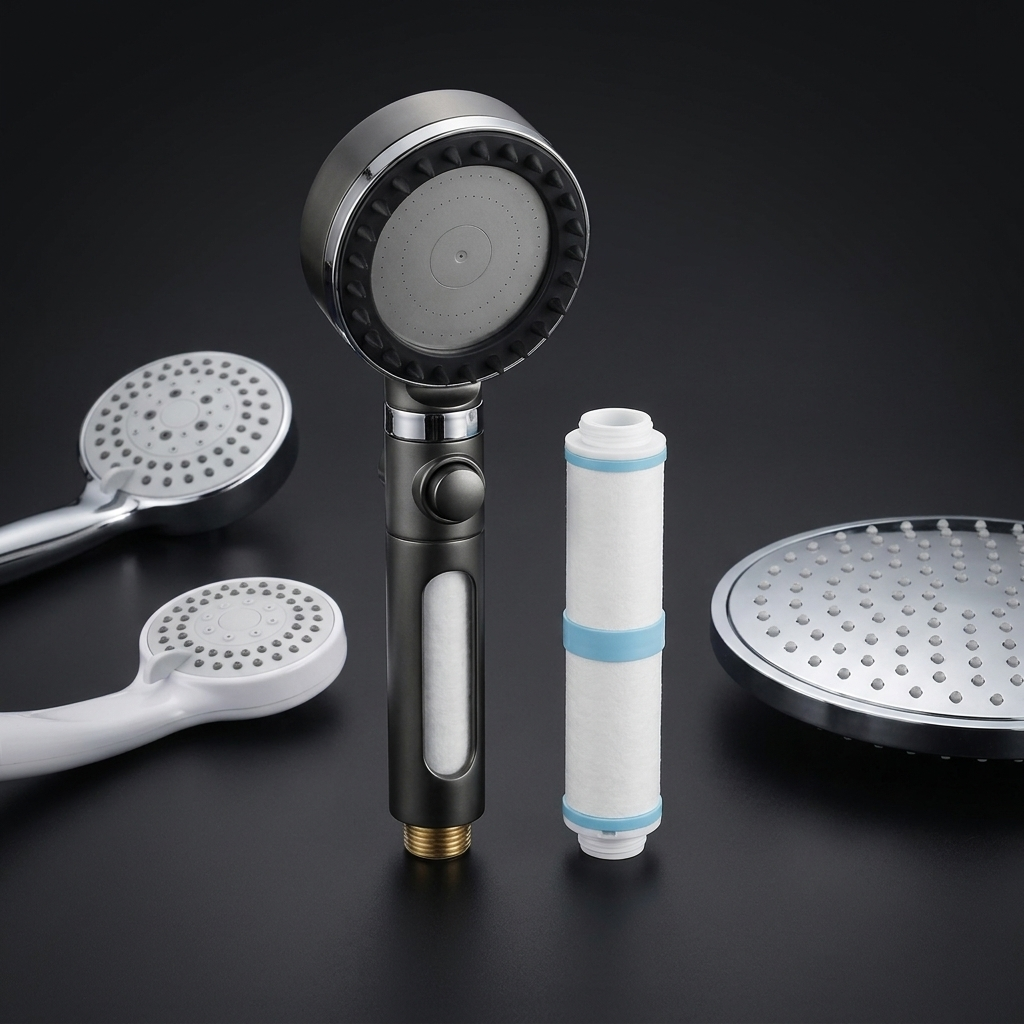 1 + 1 GRATIS | Hydroluxe Cromada Original™ – Cuida tu pelo y el de tu familia: filtra el agua (cal y cloro) que agrede tu raíz. (Incluye 12 filtros GRATIS para todo el año + 30 días de prueba)